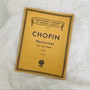 Vintage Accents - Schirmer Set of Chopin Nocturnes Vintage Accents - Schirmer Set of Chopin Nocturnes